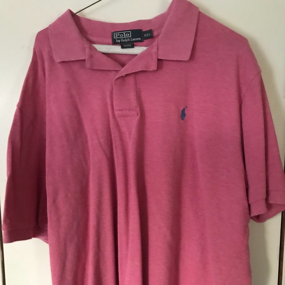 Men’s Ralph Lauren XXL pink polo shirt